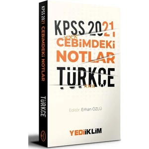 Yediiklim Yayınları 2021 KPSS Cebimdeki Notlar Türkçe