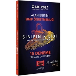 Yargı Yayınevi 2021 ÖABT Sınıf Öğretmenliği Sınıfın Kilidi Alan Eğitimi Tamamı Çözümlü 15 Deneme