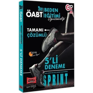 Yargı Yayınevi 2021 ÖABT SPRİNT Beden Eğitimi Öğretmenliği Tamamı Çözümlü 5li Deneme