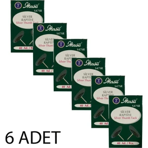 Silver Raptiye 40'lı Paket S47SR 6'lı
