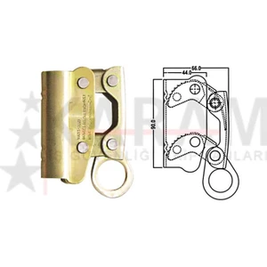 Karam KK03 Düşüş Durdurucu Halat Tutucu Mekanizma 12-16 mm