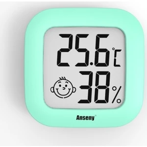 Sw Future Çift Taraflı Yapışkan Bantlı Gülümseyen Yüz Nem ve Sıcaklık Ölçer (Yurt Dışından)