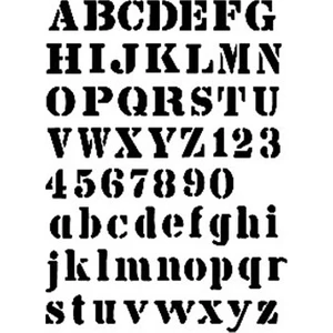 AS430 A4 Stencil