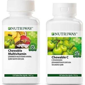 Nutrıway Chewable Multivitamin + Chewable Vitamin C