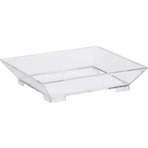 Akrilik Mini Kare Tabak & Tatlı Tabağı 6x6 50 Adet