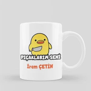 Hediye Katil Civciv Kupa Bardak Kişiye Isme Özel Model 1