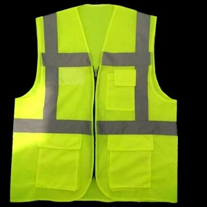 Mühendis Tipi Ikaz Yeleği Sarı