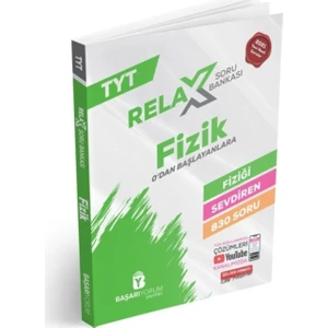 Başarıyorum Yayınevi TYT Fizik Relax Soru Bankası  Sıfırdan Başlayanlar İçin