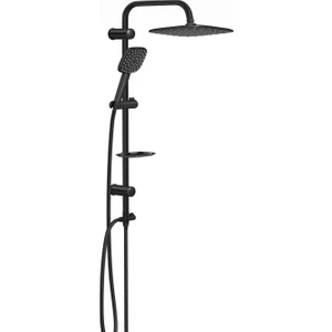 VS-5045 Siyah Tepe Duş Seti Rain Black Aqua Jet Black