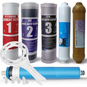 Iono 6 Aşamalı Mineral Filtreli Açık Kasa Su Arıtma Filtre Seti