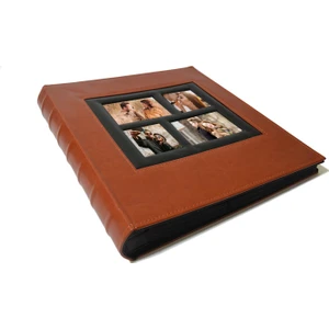 500'LÜK Pencereli 10X15 Deri Fotoğraf Albümü