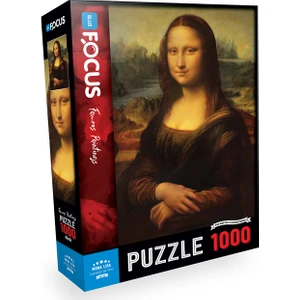 Blue Focus 1000 Parça Puzzle - Mona Lisa