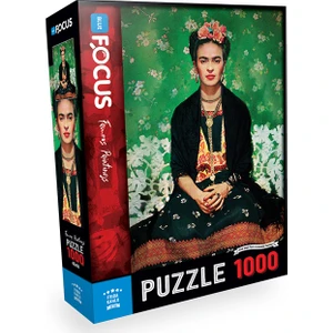 Blue Focus 1000 Parça Puzzle - Frida Kahlo