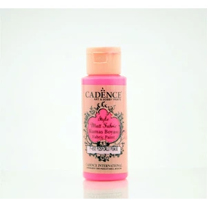 F652 Mat Kumaş Boyası 59 ml Fosforlu Pembe