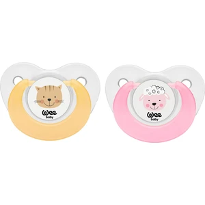 Wee Baby Sevimli Hayvanlar Damaklı Emzik No:1 2li