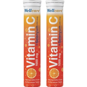 Vitamin C + SELENYUM15 Efervesan Tablet x 2 Adet