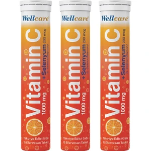 Vitamin C + SELENYUM15 Efervesan Tablet x 3 Adet