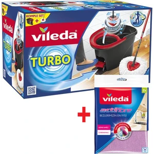 Turbo Pedallı Sistem + Vileda 2'li Actifibre Mikrofiber Bez