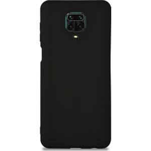 Caseart Xiaomi Redmi Note 9s Pro Kılıf Kamera Korumalı Premier Silikon Kapak - Siyah