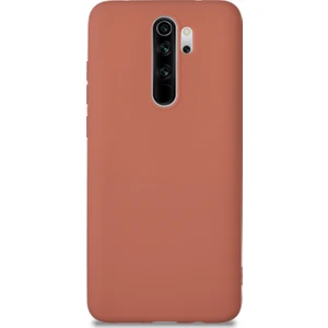 Caseart Xiaomi Redmi Note 8 Pro Kılıf Kamera Korumalı Premier Silikon Kapak - Pudra