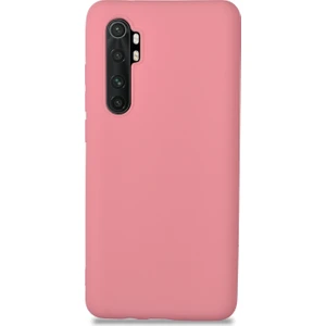 Caseart Xiaomi Redmi Note 10 Lite Kılıf Kamera Korumalı Premier Silikon Kapak - Şeker Pembesi