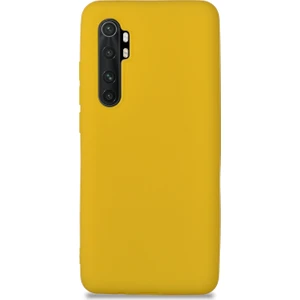 Caseart Xiaomi Redmi Note 10 Lite Kılıf Kamera Korumalı Premier Silikon Kapak - Sarı