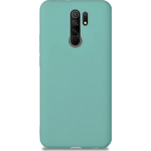 Caseart Xiaomi Redmi 9 Kılıf Kamera Korumalı Premier Silikon Kapak - Turkuaz