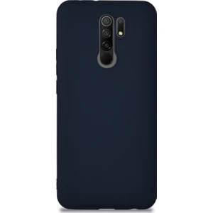 Caseart Xiaomi Redmi 9 Kılıf Kamera Korumalı Premier Silikon Kapak - Lacivert