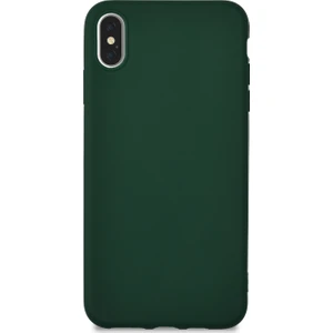 Caseart Apple iPhone XS Max Kılıf Kamera Korumalı Premier Silikon Kapak - Yeşil