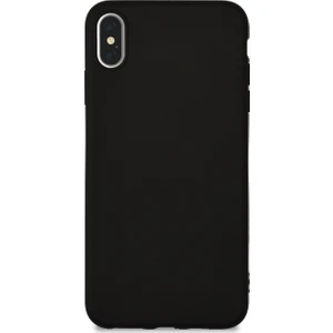 Caseart Apple iPhone XS Max Kılıf Kamera Korumalı Premier Silikon Kapak - Siyah