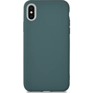 Caseart Apple iPhone X Kılıf Kamera Korumalı Premier Silikon Kapak - Petrol Mavisi