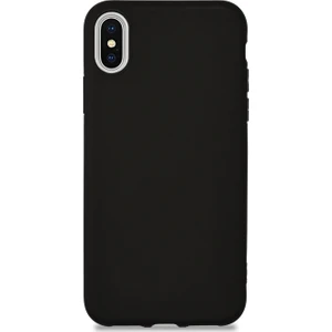 Caseart Apple iPhone X Kılıf Kamera Korumalı Premier Silikon Kapak - Siyah