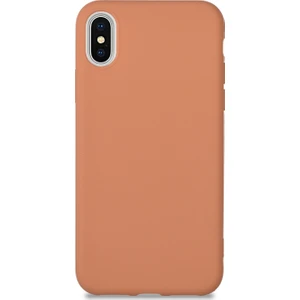 Caseart Apple iPhone XS Kılıf Kamera Korumalı Premier Silikon Kapak - Pudra
