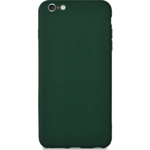 Caseart Apple iPhone 6 Plus Kılıf Kamera Korumalı Premier Silikon Kapak - Yeşil
