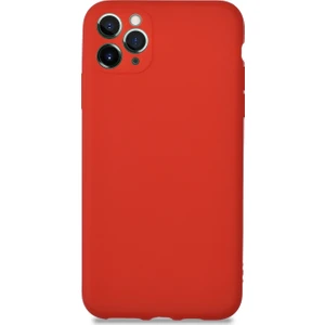 Caseart Apple iPhone 11 Promax Kılıf Kamera Korumalı Premier Silikon Kapak - Kırmızı