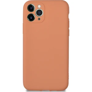 Caseart Apple iPhone 11 Pro Kılıf Kamera Korumalı Premier Silikon Kapak - Pudra