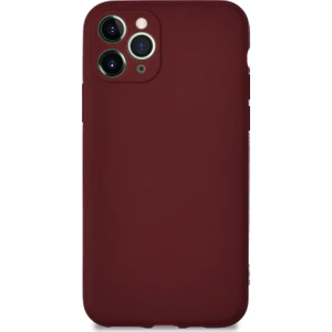 Caseart Apple iPhone 11 Pro Kılıf Kamera Korumalı Premier Silikon Kapak - Mürdüm