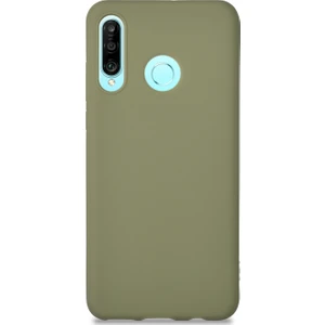 Caseart Huawei P30 Lite Kılıf Kamera Korumalı Premier Silikon Kapak - Su Yeşili