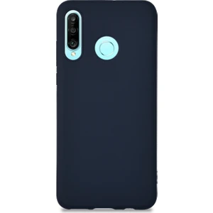 Caseart Huawei P30 Lite Kılıf Kamera Korumalı Premier Silikon Kapak - Lacivert