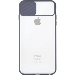 Caseart Apple iPhone 7 Plus Kapak Sürgülü Kamera Korumalı Silikon Kılıf - Mavi