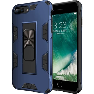 Caseart Apple iPhone 6 Plus Kapak Standlı Mıknatıslı Tank Kılıf - Lacivert