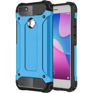 Caseart Huawei P9 Lite Mini Kapak Çift Katmanlı Zırh Tank Kılıf - Mavi