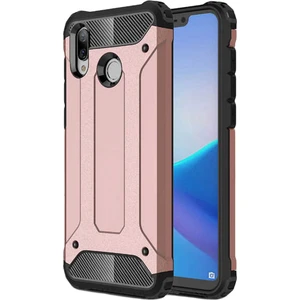Caseart Huawei Honor 8c Kapak Çift Katmanlı Zırh Tank Kılıf - Rose Gold