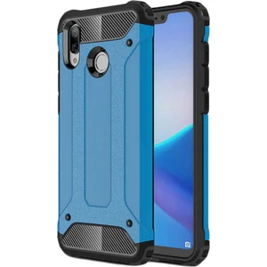 Caseart Huawei Honor 8c Kapak Çift Katmanlı Zırh Tank Kılıf - Mavi