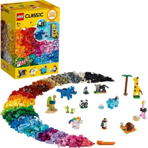 Classic 1500 Parçalık Yapım Parçaları ve Hayvan Figürü Kutusu (11011) - Çocuk Oyuncak Yapım Seti