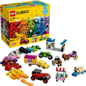 LEGO® Classic 442 Parçalık Tekerlekli Yapım Parçaları Seti (10715) - Çocuk Oyuncak Yapım Seti