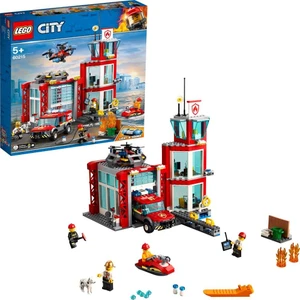 LEGO® City 60215 İtfaiye Merkezi Yapım Seti (509 Parça) - Çocuk Oyuncak