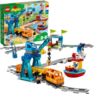LEGO® DUPLO® Kargo Treni 10875 - 2 Yaş ve Üzeri Çocuklar için DUPLO Setleriyle Uyumlu Tamamlayıcı Eğitici Oyuncak Yapım Seti (105 Parça)