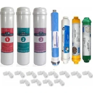Aqua Bella Kasalı Kasa Su Arıtma Cihazları İçin 7'li  Membranlı İnline set
