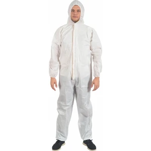 Tek Kullanımlık Lamineli Kapşonlu 53-55 gr Tulum (Type 5/6 Protective Coverall)